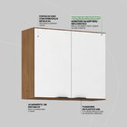 Armário Aéreo De Cozinha | 80cm - 2 Portas Firenze Amendola T